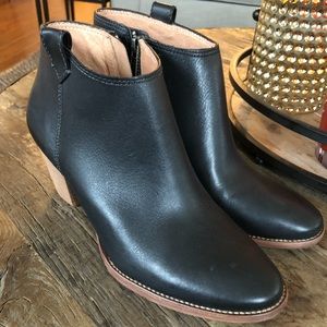 Madewell True Black Billie Boots Booties
